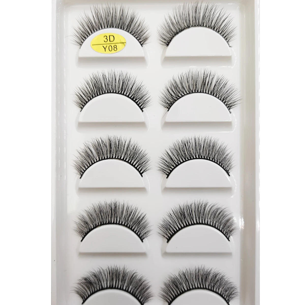 Natural 3D Mink False Eyelashes, Soft Wispy, Fluffy Eye Faux Lashes, Make Up Eyelash, Beauty Cat Cilios, 5 Pairs, 15 Styles…