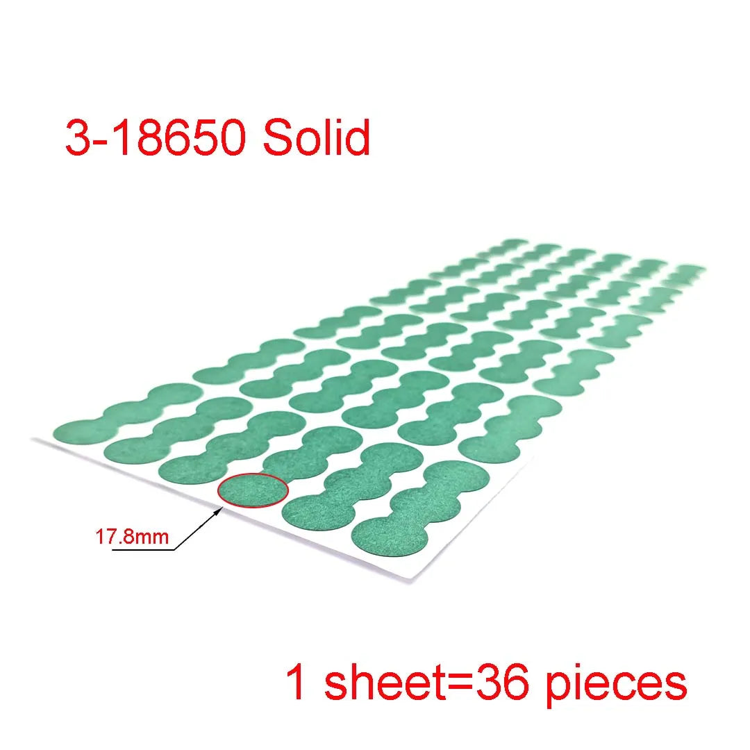 18650 21700 32650 Li-ion Battery Insulation Gasket Barley Paper Battery Pack Cell Insulating Glue Patch Electrode Insulated…