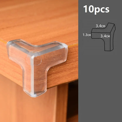 4Pcs/10PCS Children Baby Safety Silicone Protector Table Corner Edge Protection Cover Children Anticollision Edge Guards - i…