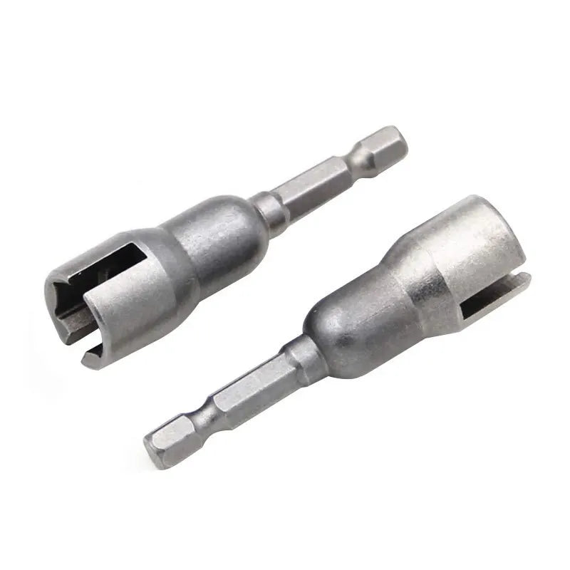 Natural Slotted Butterfly Hole Socket Wrench 65mm Hexagonal Handle Electric Screwdriver Wing Nut Socket Tool - image 4