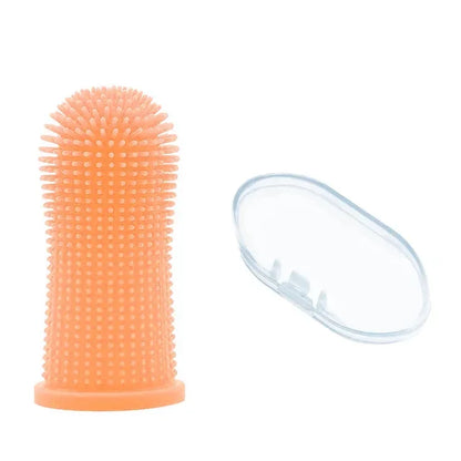 Dog Super Soft Pet Finger Toothbrush Teeth Cleaning Breath Care Nontoxic Silicone Tooth Brush Cat Dog Toothbrush Pet Product…