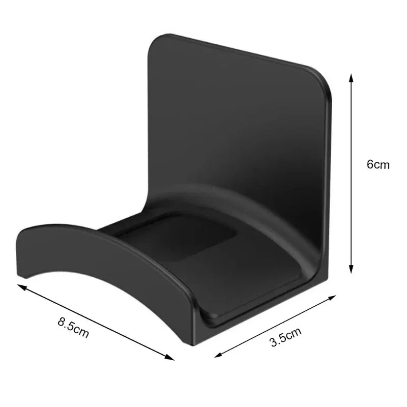 Universal Headphone Stand Adhensive Plastic Wall Mount Hanger Under Desk Headset Rack Holder Support for Gaming Earphone Bra…