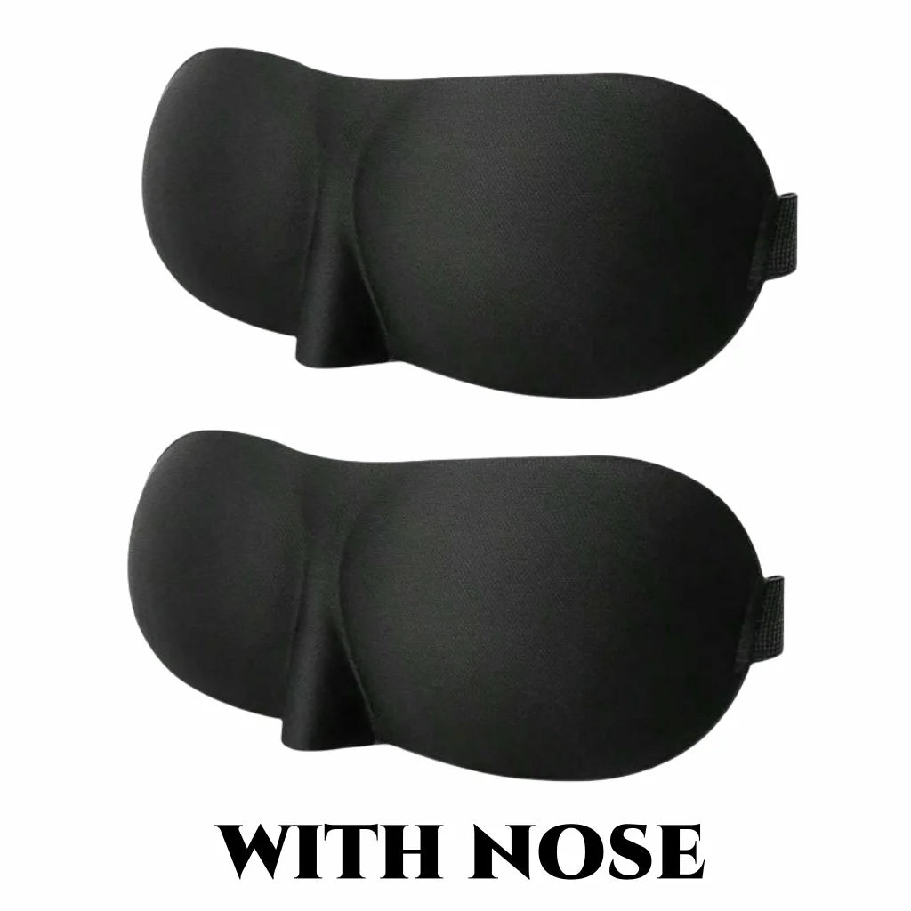 3D Contoured Sleep Mask 100% Light Blocking Eye Mask Ultra-Soft Skin-Friendly Material Breathable Eye Cover For Rest Travel…