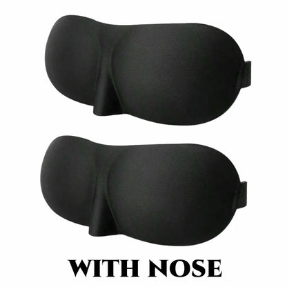 3D Contoured Sleep Mask 100% Light Blocking Eye Mask Ultra-Soft Skin-Friendly Material Breathable Eye Cover For Rest Travel…
