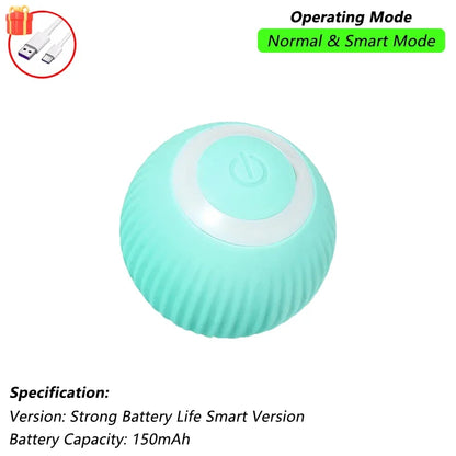 iLMH 1/2 PCS Cat Interactive Ball Toy Automatic Rolling Ball Faux Tail Rechargeable Smart Pet Electric Toy Pet Toy Imitate M…