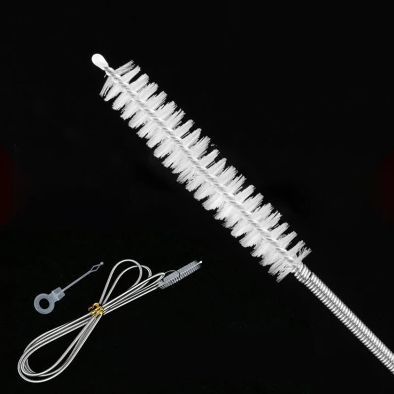 Refrigerator Drain Dredge Cleaning Set Long Flexible Refrigerator Scrub Brush Water Dredging Tool Water Tube Cleaning Coil B…