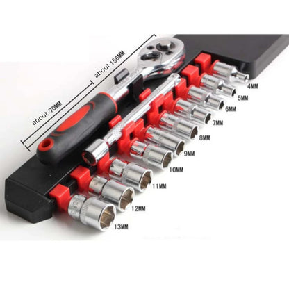 12 Pcs Set Wrench Socket Set Motorcycle Bicycle Repairing Tool Hardware Car Boat Auto Repair Tools Bike Multitool Bike Tool…