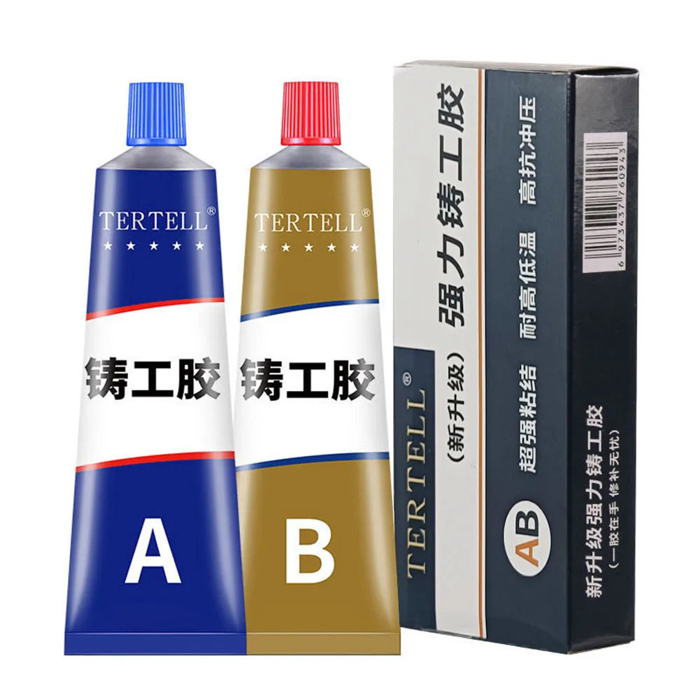 Cold Welding Glue Metal Repair Glue Heat-resistant AB Sealant High-strength Magic Plastic Repair Casting Adhesive Epoxy Resi…