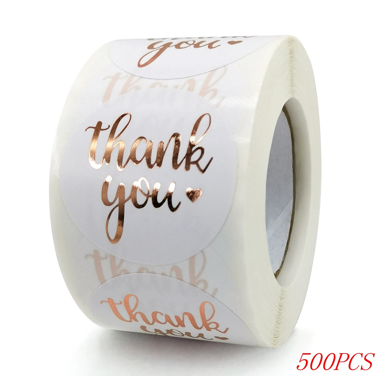 50-500pcs 1inch Blue Thank You Stickers For Envelope Sealing Labels Stationery Supplies Handmade Wedding Gift Decoration Sti…