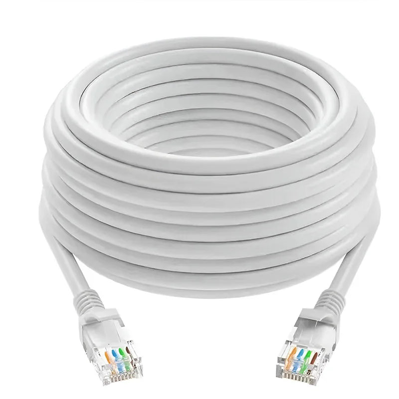 0.5/1/2/3/5/10/15/20/30/50M Cat6 Ethernet Cable RJ45 UTP 1000Mbps Network Cord LAN Wire Internet Lead Cord Router Computer C…