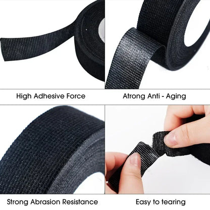 Automotive Cloth Tape Electrical Insulating Fabric Tapes Heat Resistance Thermal Car Tape Waterproof Soundproof Wires Tape -…