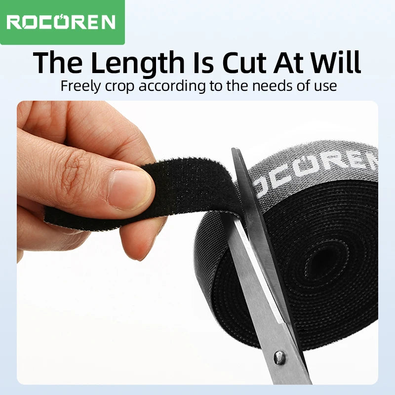 Rocoren Cable Organizer Wire Winder USB Cable Management Charger Protector For Phone Mouse Earphone Cable Holder Cord Protec…