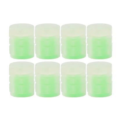 Luminous Valve Caps Fluorescent Night Car Tire Valve Caps Motorcycle Bike Glowing Decor Wheel Nozzles Tyre Cap Car Accessori…