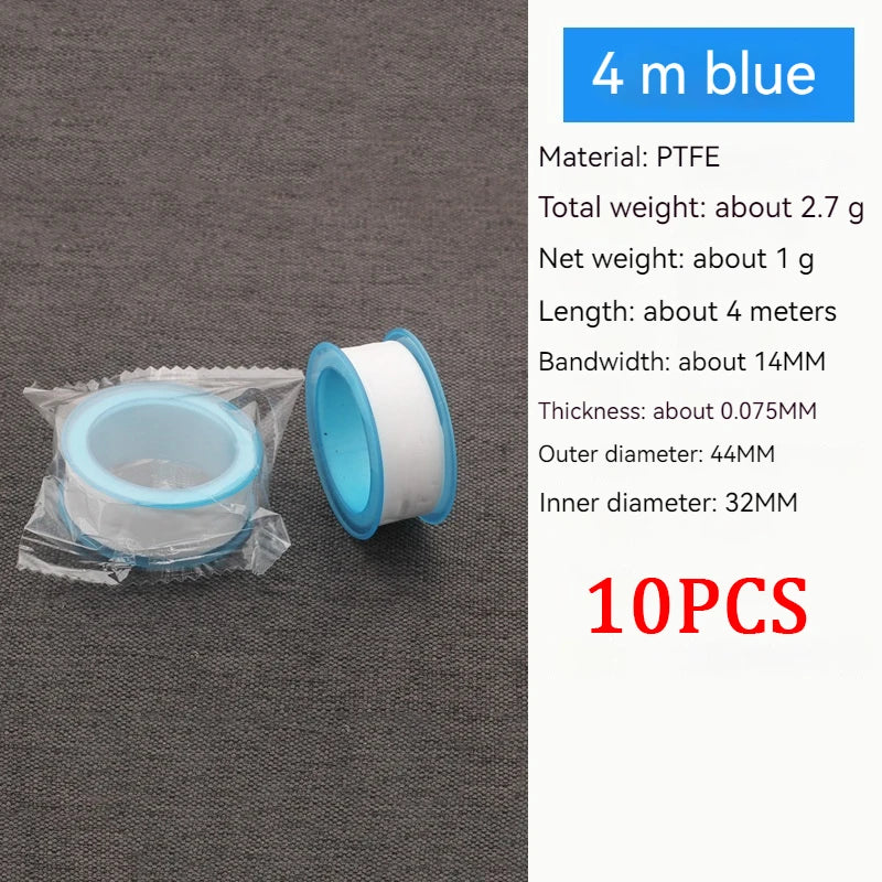 10 PCS Seal Tape Thread Seal Waterproof Leak Tape Duct Tape Plumbing Fitting Oil-Free Repair Tool Adhesives Sealants - image…