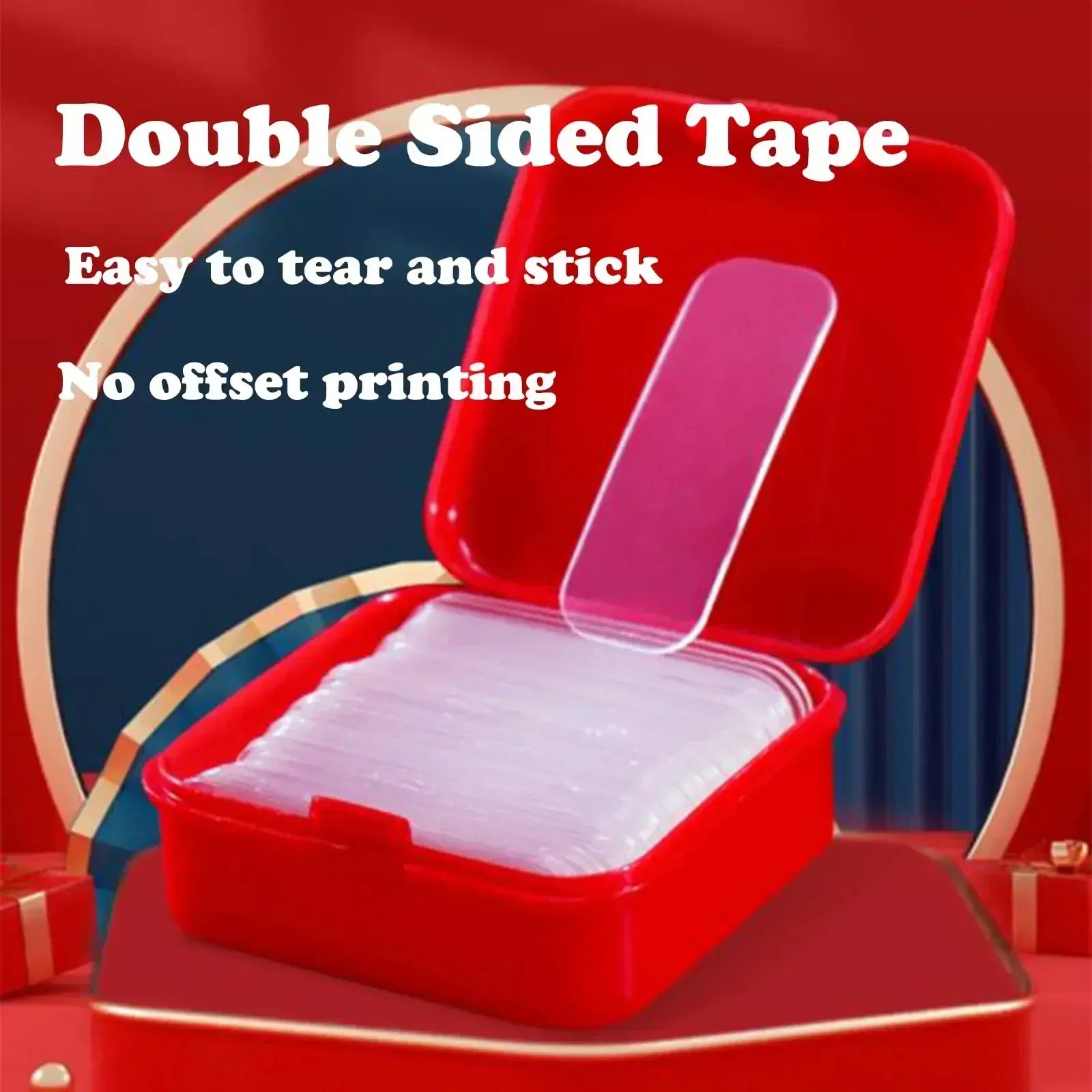 Reusable Double Sided Adhesive Tape Strong Adhesion Wall Sticker Sticky Balloon Traceless Poster Clear Nano Home Improvement…