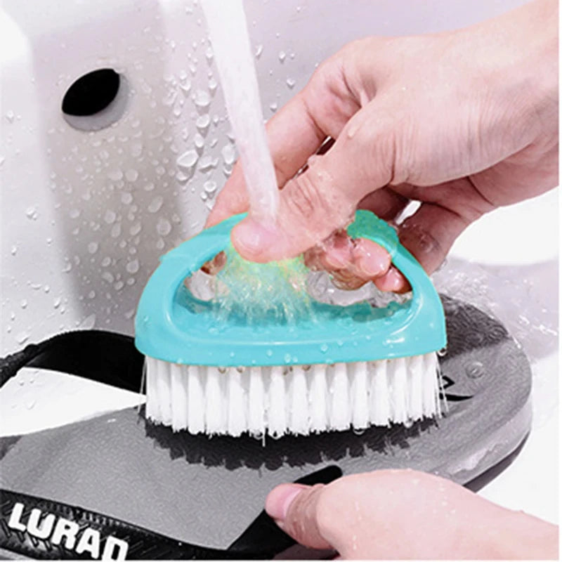 Colorful Multi-Purpose Cleaning Brush with Ergonomic Handle and Non-Scratch Bristles – Ideal for Bathroom, Kitchen, Tiles, F…