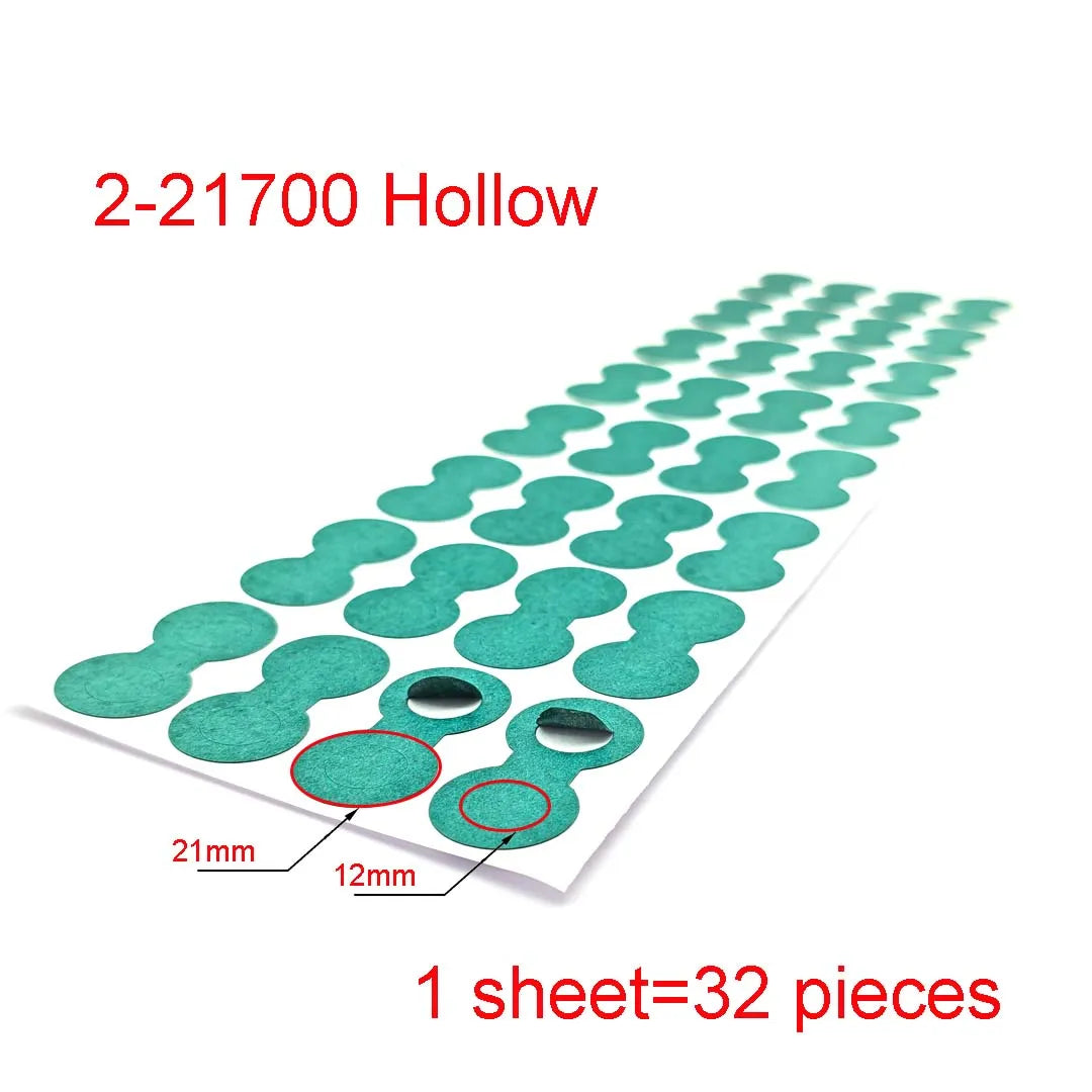 18650 21700 32650 Li-ion Battery Insulation Gasket Barley Paper Battery Pack Cell Insulating Glue Patch Electrode Insulated…