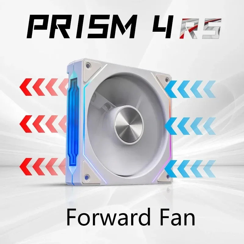 PRISM 4 RS Computer Case Fan 12cm ARGB 4 Pin Quiet Cooling Fan 12V Large Air Volume 800-1600RPM - image 8