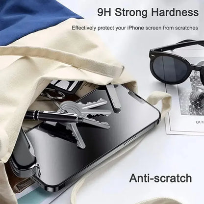1-5PCS Anti-Spy Glass for iPhone 15 14 13 12 11 Pro Max Mini X XS XR 7 8 6 Plus Privacy Screen Protector For iPhone 17 16 17…