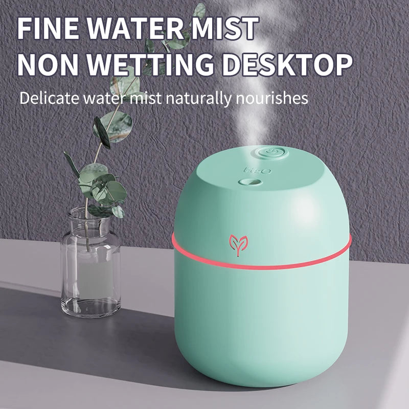 220ML big fog amount usb air humidifier Small desktop humidifier home intelligent car aromatreatment machine - image 5