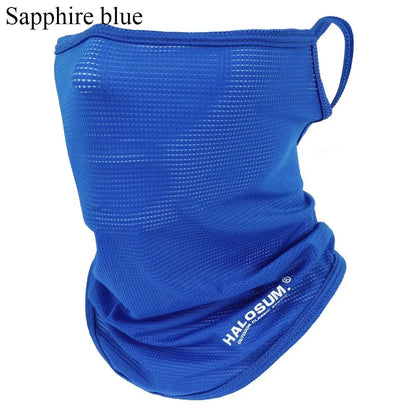 Full Face Mask Balaclava Breathable Sun UV Protection Summer Ice Silk Sun Protection Bike Mask Motorcycle Scarf Neck Gaiter…