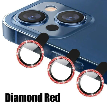 3Pcs Metal Lens Protector Glass For iPhone 15 13 12 11 14 Pro Max Back Camera Lens Protection Film For iPhone 13 Mini 14 15…