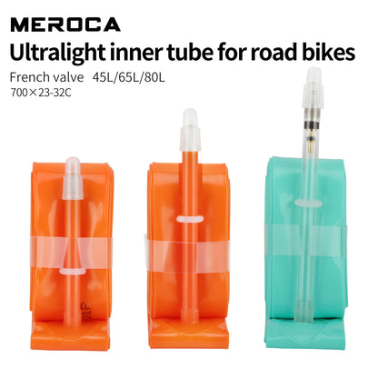 MEROCA Road Bike TPU Inner Tube 700x23-32C FV 45L/65L/80L Ultra-light Road Bicycle Inner Tube - image 4